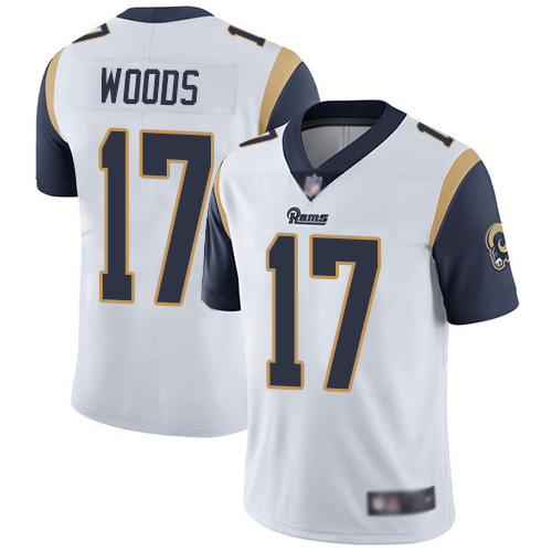Los Angeles Rams Limited White Men Robert Woods Road Jersey NFL Football #17 Vapor Untouchable->los angeles rams->NFL Jersey